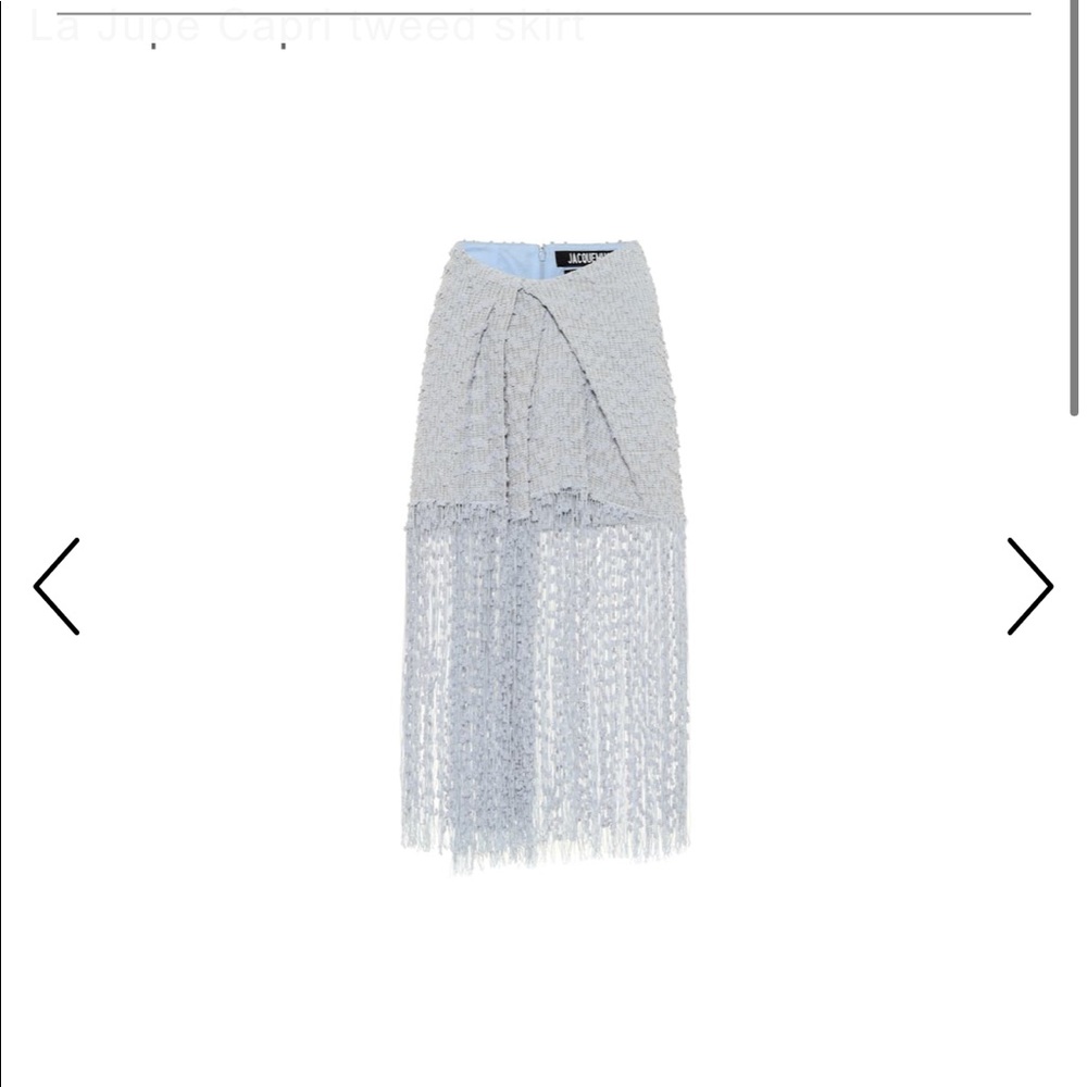Jacquemus Le Coup De Soleil Fringe Skirt